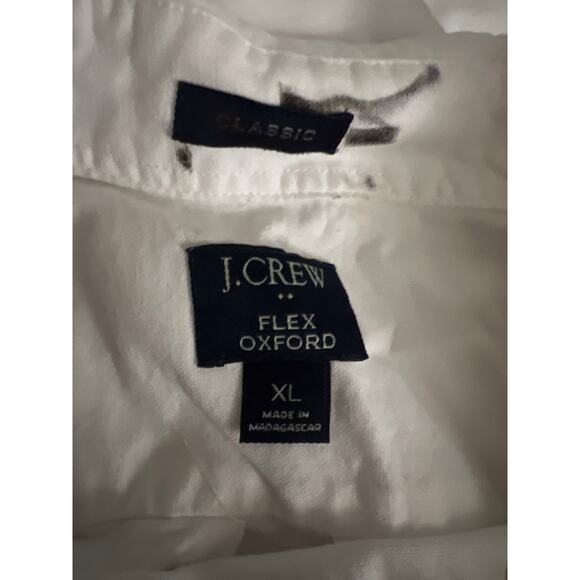J. Crew Flex Oxford Solid Button Down Shirt size XL - Picture 8 of 9